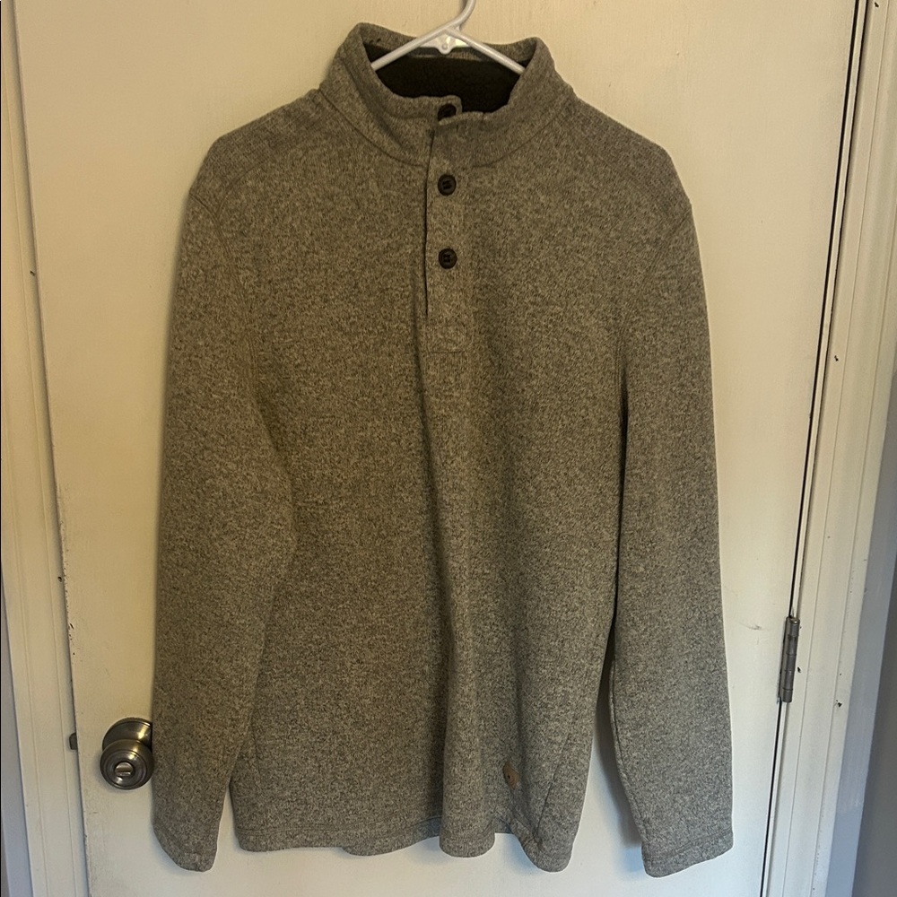 G.H. Bass & Co. Men's Turtleneck Sweater in Gray